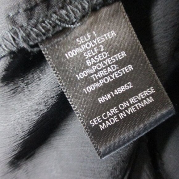 Torrid Black Chiffon Clip Dot With Contrasting Eyelet Top 1X Flirty Whimsigoth - Picture 8 of 8